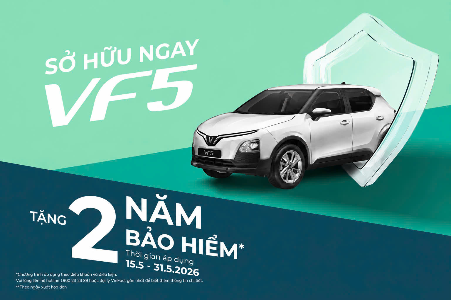 VF 5 2 năm BHVC 